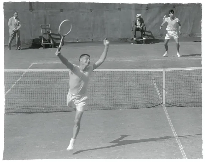 Framed Print : Tennis Player Jumping for Joy Framed Print : Tennis Player Jumping for Joy