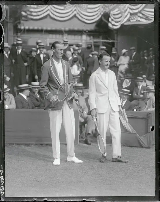 Framed Print : Tennis Players in 1922 Framed Print : Tennis Players in 1922