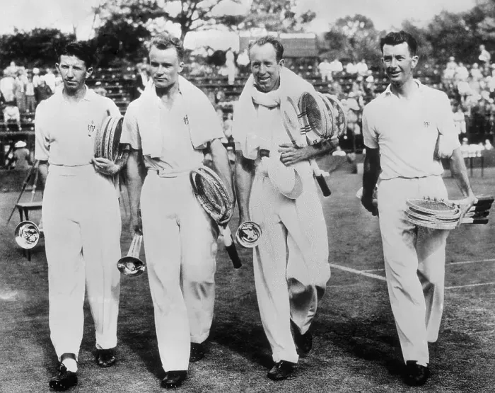 Framed Print : Tennis Players Walking Off Court Framed Print : Tennis Players Walking Off Court