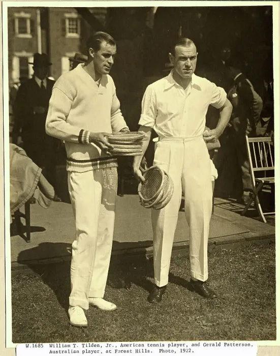 Framed Print : Tennis Players William Tilden and Gerald Patterson Outdoors Framed Print : Tennis Players William Tilden and Gerald Patterson Outdoors