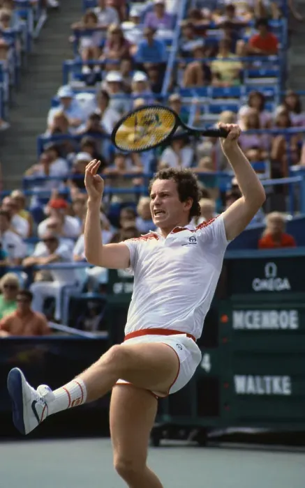Framed Print : Tennis Professional John McEnroe in Jubilant Mood Framed Print : Tennis Professional John McEnroe in Jubilant Mood