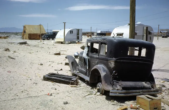 Framed Print : Tent City Nevada 1942 Framed Print : Tent City Nevada 1942