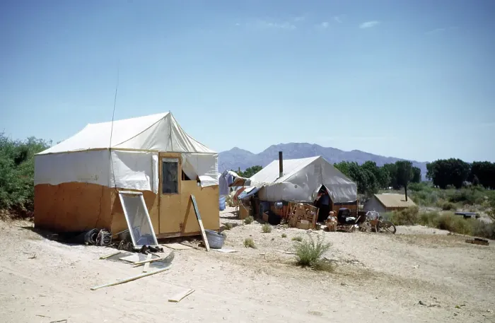 Framed Print : Tent City Nevada 1942 Framed Print : Tent City Nevada 1942