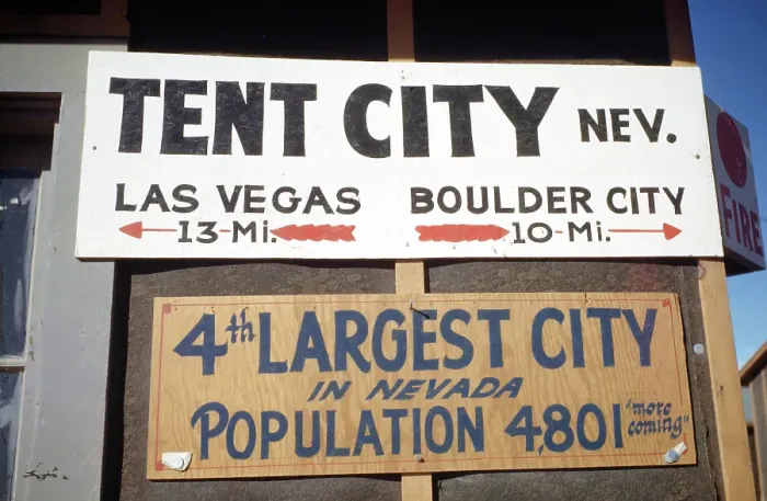 Framed Print : Tent City Nevada 1942 Framed Print : Tent City Nevada 1942