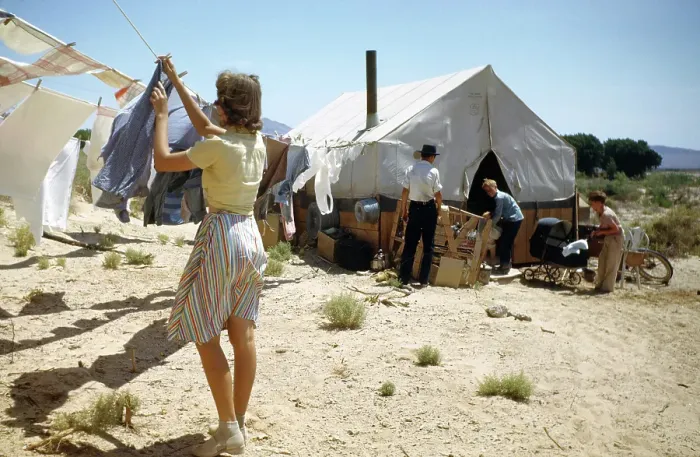 Framed Print : Tent City Nevada 1942 Framed Print : Tent City Nevada 1942