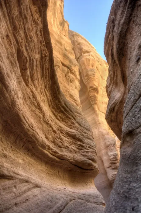 Framed Print : Tent Rocks Slot Canyon
