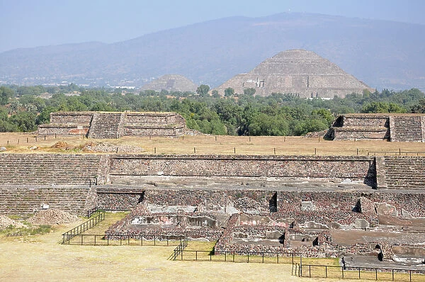 Teotihuacan Step Pyramids and Ancient Ruins