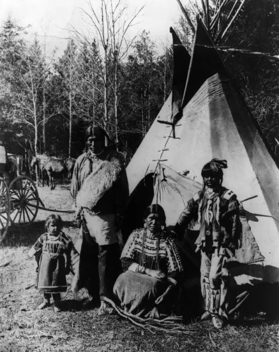 Framed Print : Tepee Band