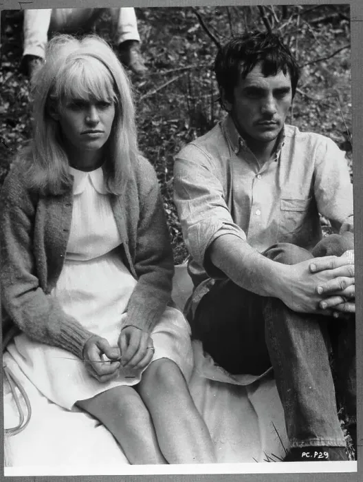 Framed Print : Terence Stamp & Carol White Sitting