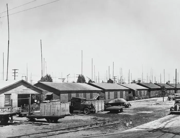 Framed Print : Terminal Island Japanese Fishing Colony Framed Print : Terminal Island Japanese Fishing Colony