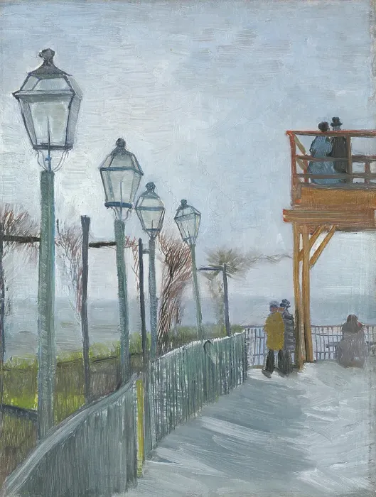 Framed Print : Terrace And Observation Deck At The Moulin De Blute-Fin