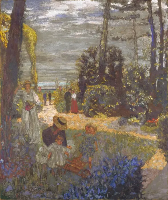 Framed Print : The Terrace at Vasouy, the Garden, 1901. Artist: Vuillard, Édouard (1868-1940) Framed Print : The Terrace at Vasouy, the Garden, 1901. Artist: Vuillard, Édouard (1868-1940)