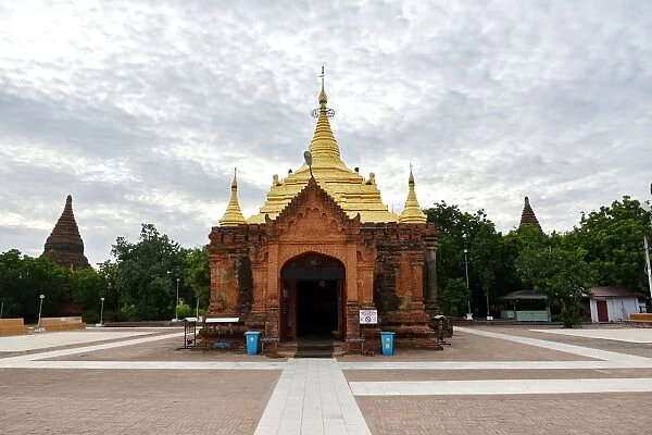 Terracotta pagoda Temple, Bagan, unesco ruins Myanmar. Asia