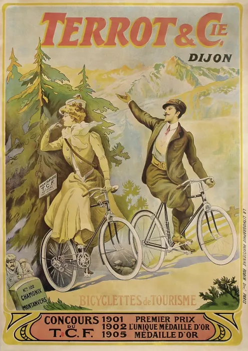 Framed Print : Terrot & Cie, Dijon Bicyclettes de Tourisme Framed Print : Terrot & Cie, Dijon Bicyclettes de Tourisme