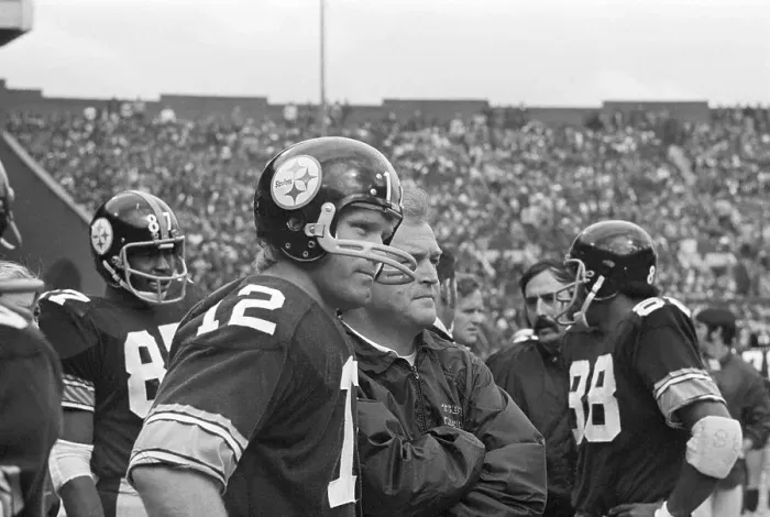 Framed Print : Terry Bradshaw and Chuck Noll Framed Print : Terry Bradshaw and Chuck Noll