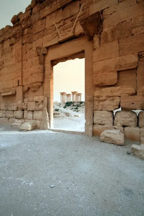 Framed Print : Tetrapylon Palmyra Syria Framed Print : Tetrapylon Palmyra Syria