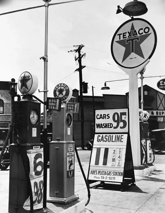 Framed Print : Texaco Service Station Framed Print : Texaco Service Station