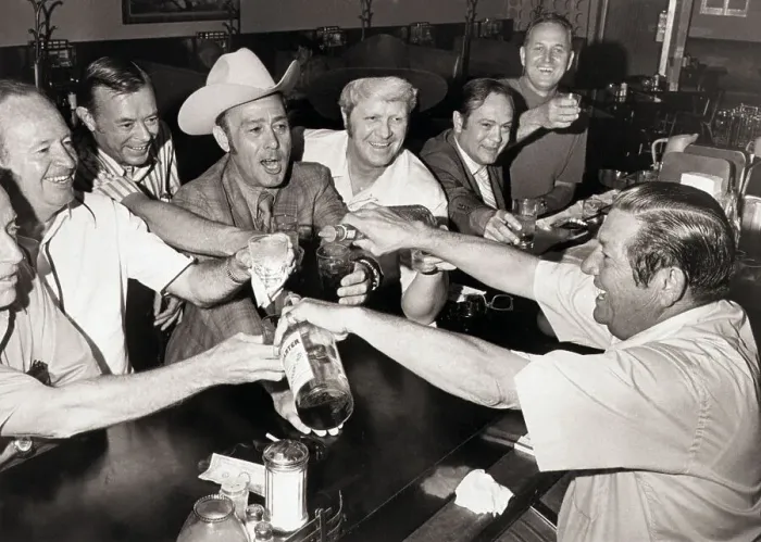 Framed Print : Texas Restaurant Owner Serving Drinks Framed Print : Texas Restaurant Owner Serving Drinks