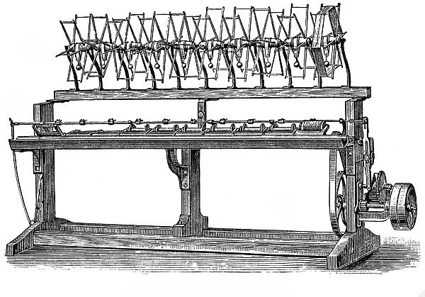 Textile industry retro machinery