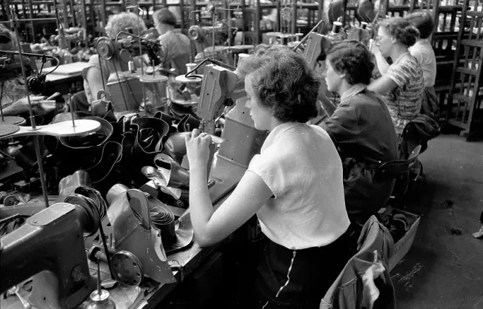 Framed Print : Textile Workers Framed Print : Textile Workers