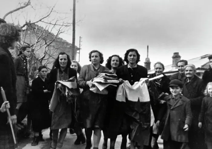 Framed Print : Textile Workers Protest Framed Print : Textile Workers Protest