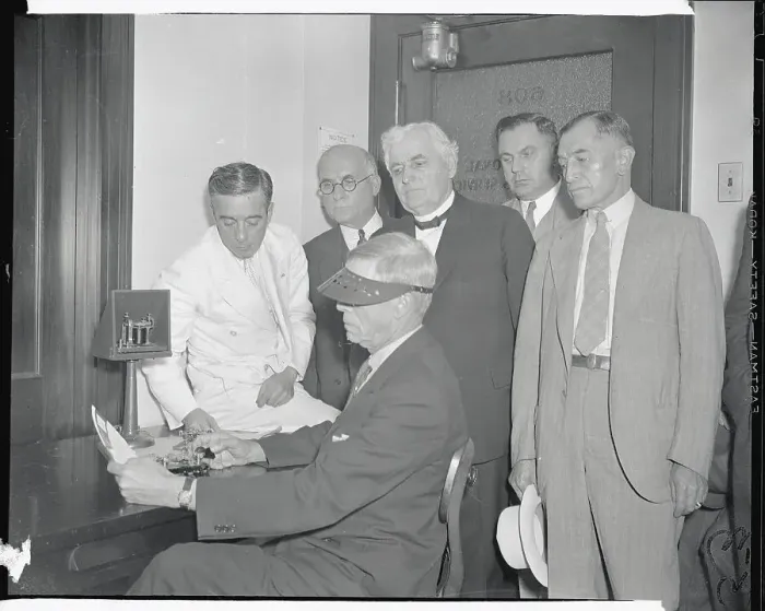 Framed Print : Textile Workers Representatives Sending out Telegram Framed Print : Textile Workers Representatives Sending out Telegram