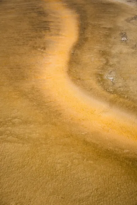 Framed Print : Textures on Old faithful Geyser Basin