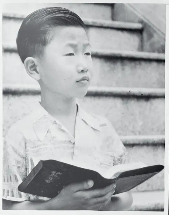 Framed Print : Thai Child Reading the Bible Framed Print : Thai Child Reading the Bible