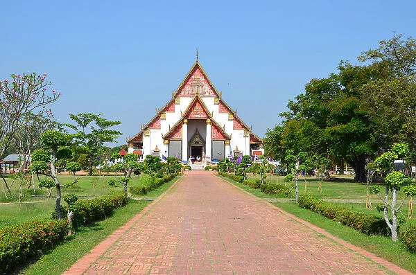 Thai Temple in Ayutthaya historical park