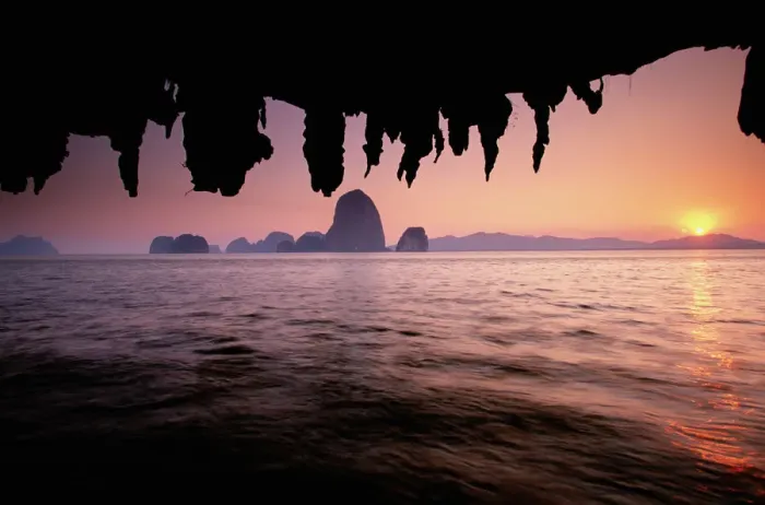 Framed Print : Thailand, Karst Islands, Andaman Sea, Ao Phangnga National Park Framed Print : Thailand, Karst Islands, Andaman Sea, Ao Phangnga National Park
