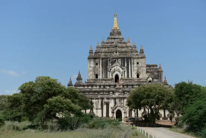Framed Print : Thatbyinnyu Temple in bagan myanmar Framed Print : Thatbyinnyu Temple in bagan myanmar