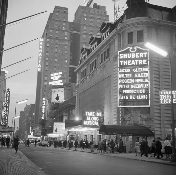 Framed Print : Theaters Signs Lit up on Broadway Framed Print : Theaters Signs Lit up on Broadway