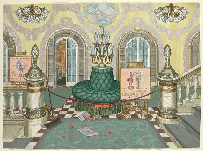 Framed Print : Theatre Lobby Framed Print : Theatre Lobby