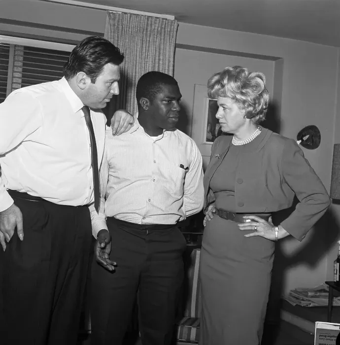 Framed Print : Theodore Bikel, Charles McDew, and Shelly Winters Framed Print : Theodore Bikel, Charles McDew, and Shelly Winters