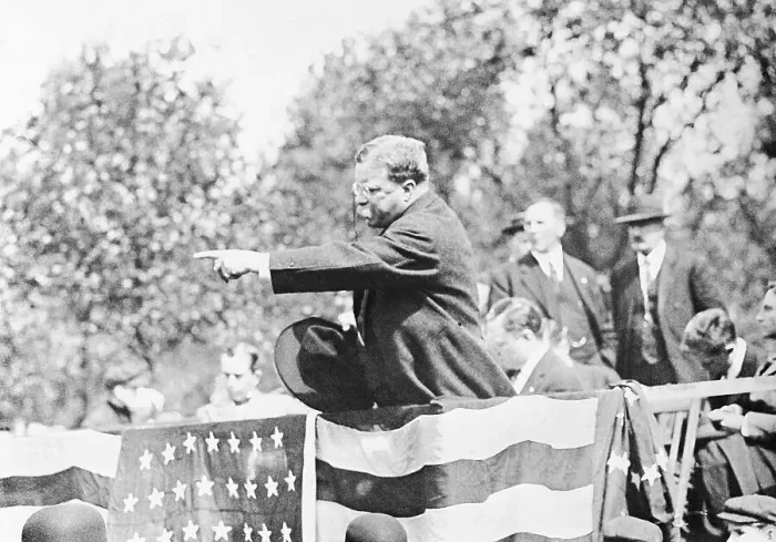 Framed Print : Theodore Roosevelt Pointing Framed Print : Theodore Roosevelt Pointing