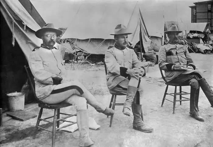 Framed Print : Theodore Roosevelt During Spanish-American War Framed Print : Theodore Roosevelt During Spanish-American War