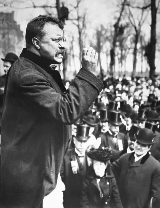 Framed Print : Theodore Roosevelt Speaking to Crowd Outdoors Framed Print : Theodore Roosevelt Speaking to Crowd Outdoors