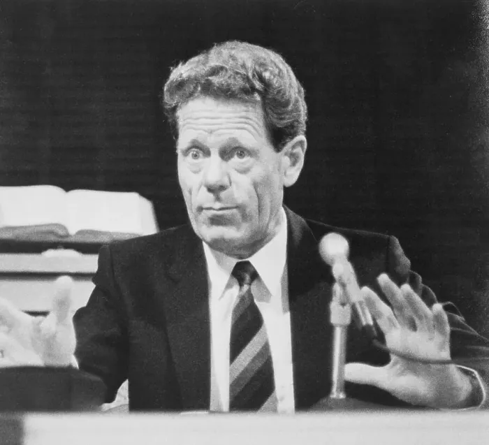 Framed Print : Theologian Hans Kung Gesturing at Podium Framed Print : Theologian Hans Kung Gesturing at Podium