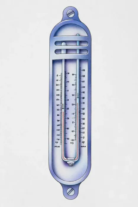 Framed Print : Thermometer