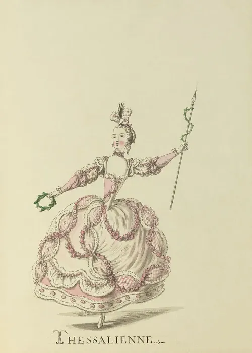 Framed Print : Thessalienne (Thessalian) - example illustration of a ballet character Framed Print : Thessalienne (Thessalian) - example illustration of a ballet character