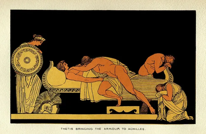 Framed Print : Thetis bringing the armour to Achilles Framed Print : Thetis bringing the armour to Achilles