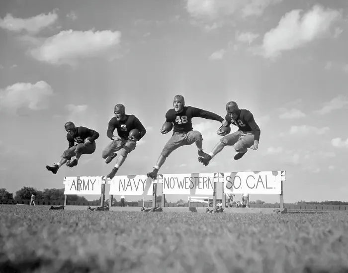 Framed Print : They'll Have to Take These Hurdles Again
