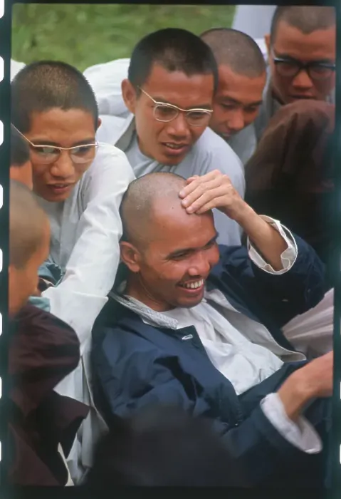 Framed Print : Thich Tri Quang Laughing Framed Print : Thich Tri Quang Laughing