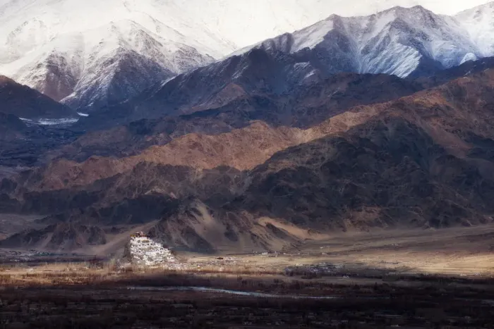 Framed Print : Thiksey, Tibetan monastery in Ladakh Framed Print : Thiksey, Tibetan monastery in Ladakh
