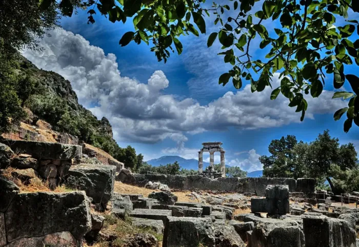 Framed Print : Tholos of Athena Pronaia 3