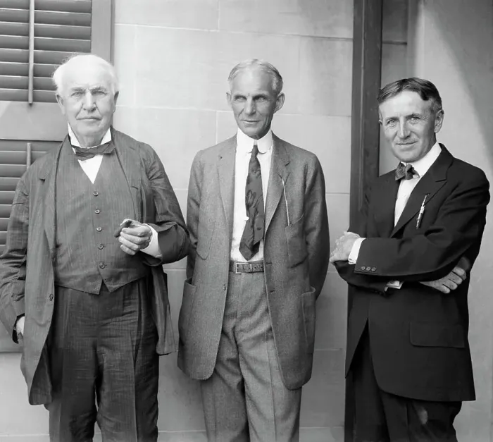 Framed Print : Thomas A. Edison with Henry Ford and Harvey Firestone Framed Print : Thomas A. Edison with Henry Ford and Harvey Firestone