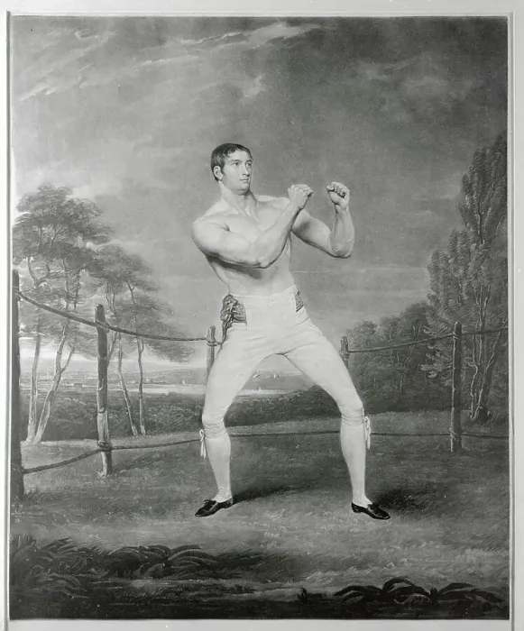 Framed Print : Thomas Belcher Posing in Boxing Stance Framed Print : Thomas Belcher Posing in Boxing Stance