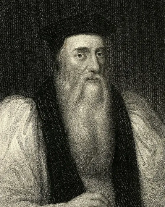 Framed Print : Thomas Cranmer with Long Beard Framed Print : Thomas Cranmer with Long Beard