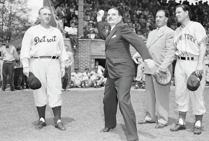 Framed Print : Thomas Dewey Throwing Baseball Framed Print : Thomas Dewey Throwing Baseball