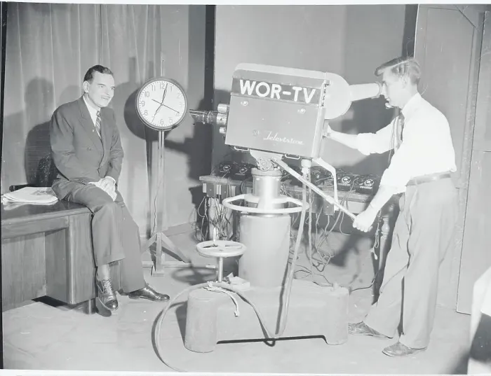 Framed Print : Thomas E. Dewey during TV Campaign Framed Print : Thomas E. Dewey during TV Campaign